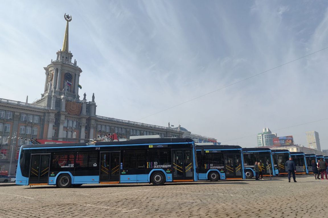 Екатеринбургу передали 10 новых троллейбусов - «Уральский рабочий»